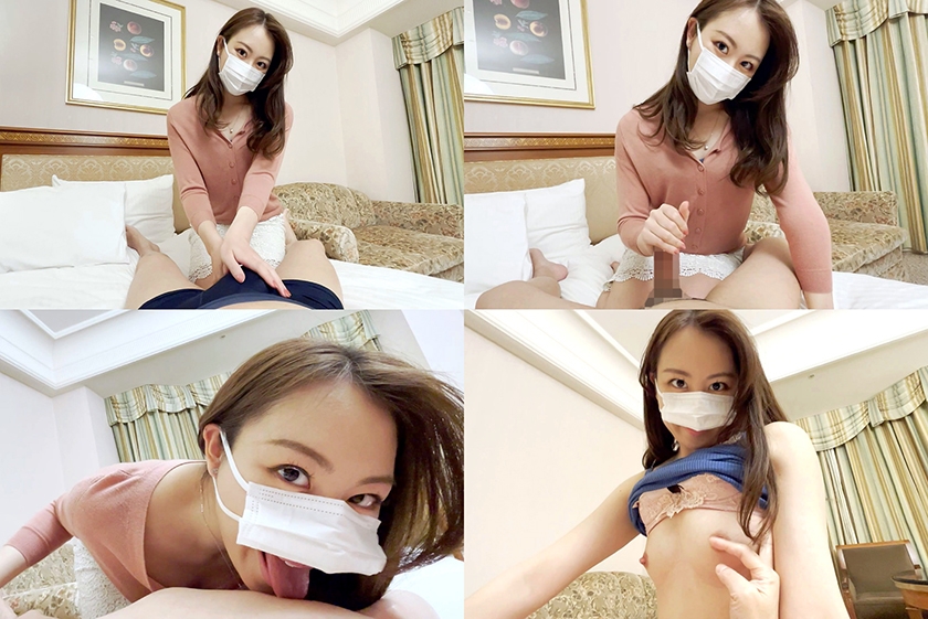 モデル級彼女が恥ずかしがりながら初めてのHな撮影。みんなが羨む美顔を見ながらされるご奉仕でかわいいお口にたっぷり口内射精。  パッケージ